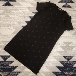 Karl Lagerfeld black shirt dress